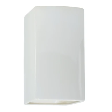 Exterior Wall Mt./Flush by Justice Designs ( 102 | CER-5950-WHT Ambiance ) 
