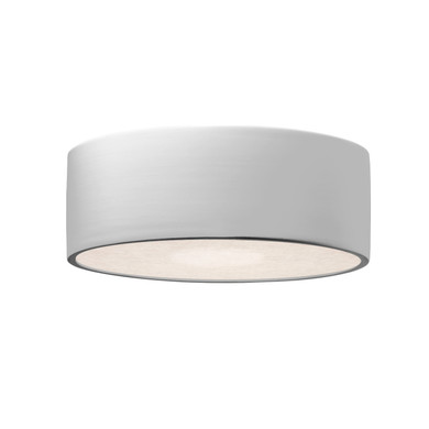 Flush Mounts Drum Shade by Justice Designs ( 102 | CER-6290-WHT Radiance ) 