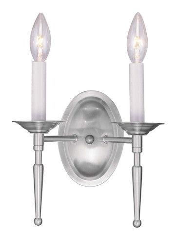 Sconces Double Candle by Livex Lighting ( 107 | 5122-91 Williamsburgh ) 
