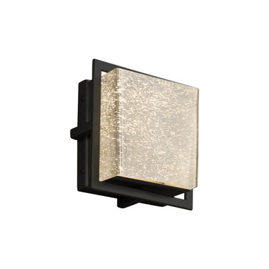 Exterior Wall Mt./Flush by Justice Designs ( 102 | FSN-7561W-MROR-MBLK Fusion ) 