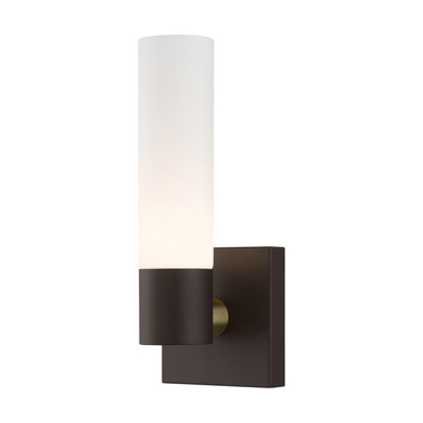 Sconces Single Glass by Livex Lighting ( 107 | 10101-07 Aero ) 