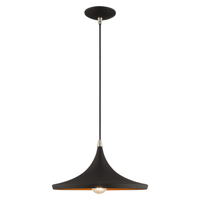 Pendants Metal Shade by Livex Lighting ( 107 | 41187-04 Waldorf ) 