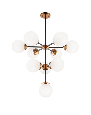 Mid. Chandeliers Starburst by Matteo Lighting ( 423 | C72310AGOP Maru ) 