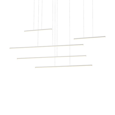 Linear/Island Multi-port/Cascade by Kuzco Lighting ( 347 | MP14960-WH Chute Motion ) 