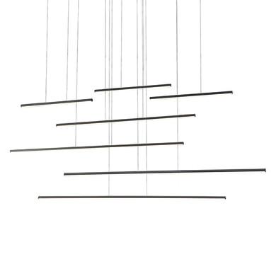 Linear/Island Multi-port/Cascade by Kuzco Lighting ( 347 | MP14970-BK Chute Motion ) 