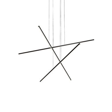 Large Chandeliers Geometric/Linear by Kuzco Lighting ( 347 | MP18203-BK-UNV Vega Minor ) 