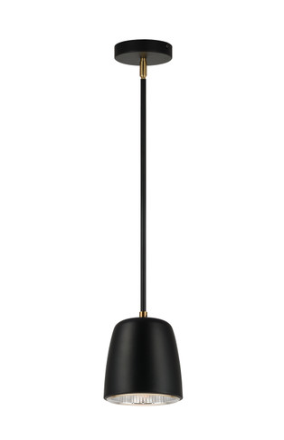 Mini Pendants Metal Shade by Matteo Lighting ( 423 | C73701BK Luca ) 