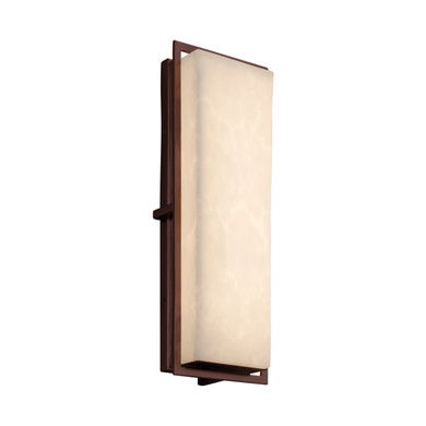 Exterior Wall Mt./Flush by Justice Designs ( 102 | CLD-7564W-DBRZ Clouds ) 