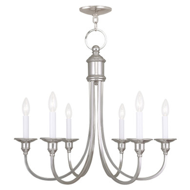Mid. Chandeliers Candle by Livex Lighting ( 107 | 5146-35 Cranford ) 