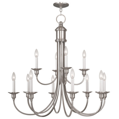 Mid. Chandeliers Candle by Livex Lighting ( 107 | 5149-91 Cranford ) 