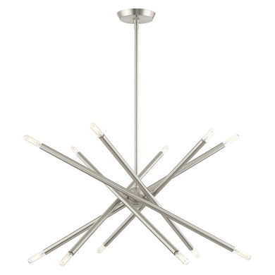 Mid. Chandeliers Starburst by Livex Lighting ( 107 | 46776-91 Soho ) 