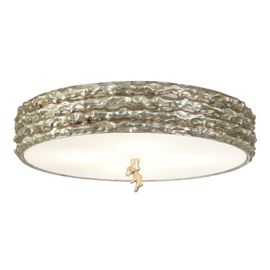 Flush Mounts Drum Shade by Lucas + McKearn ( 175 | FM1238S-20 Trellis ) 
