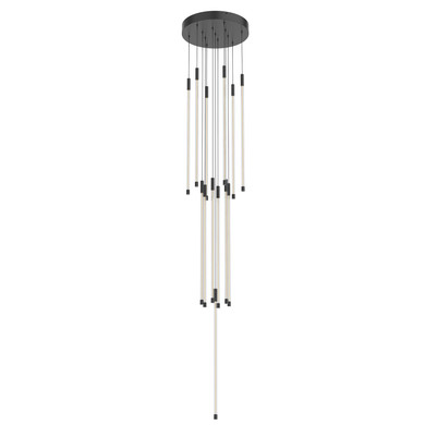 Mid. Chandeliers Glass Down by Kuzco Lighting ( 347 | MP75127-BK Motif ) 