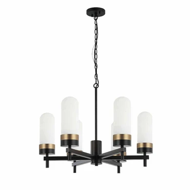 Mid. Chandeliers Glass Up by Maxilite ( 501 | MX 1561-6Y72 Daze ) 