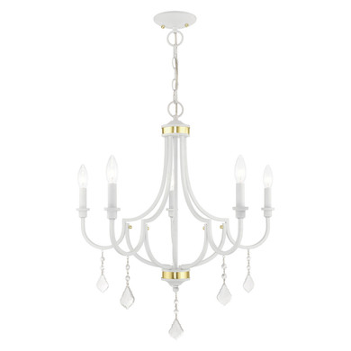 Mid. Chandeliers Candle by Livex Lighting ( 107 | 41275-03 Glendale ) 