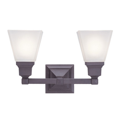Bathroom Fixtures Two Lights by Livex Lighting ( 107 | 1032-07 Mission ) 
