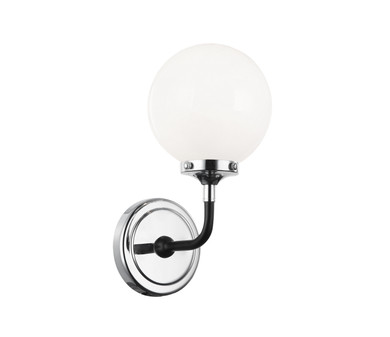 Sconces Single Glass by Matteo Lighting ( 423 | W58201CHOP Particles ) 
