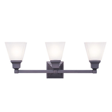 Bathroom Fixtures Three Lights by Livex Lighting ( 107 | 1033-07 Mission ) 
