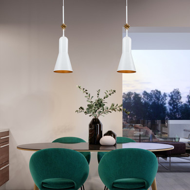 Mini Pendants Metal Shade by Lucas + McKearn ( 175 | PD00115W-1 Etoile ) 
