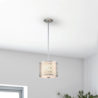 Mini Pendants Drum Shade by Lucas + McKearn ( 175 | PD1185LS-1 Ziggy ) 