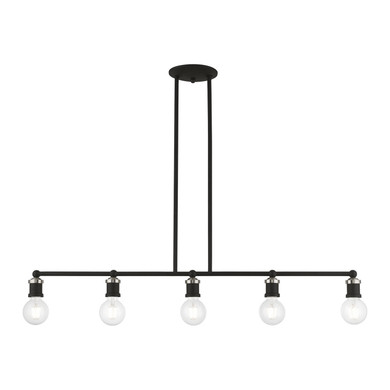 Linear/Island 4 Light + by Livex Lighting ( 107 | 47165-04 Lansdale ) 