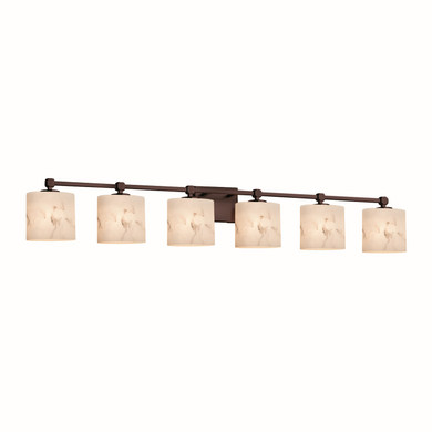 Bathroom Fixtures Five+Lights by Justice Designs ( 102 | FAL-8426-30-DBRZ-LED6-4200 LumenAria ) 