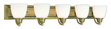 Bathroom Fixtures Five+Lights by Livex Lighting ( 107 | 10505-01 Springfield ) 