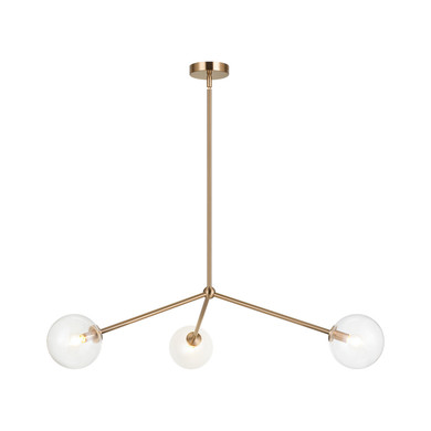 Mid. Chandeliers Glass Down by Matteo Lighting ( 423 | C81703AGCL Novo ) 