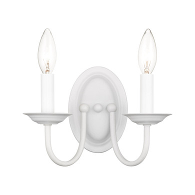 Sconces Double Candle by Livex Lighting ( 107 | 4152-03 Home Basics ) 
