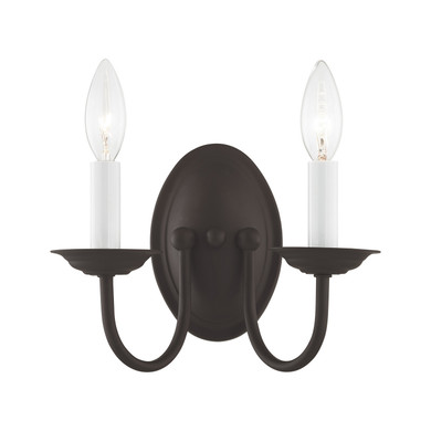 Sconces Double Candle by Livex Lighting ( 107 | 4152-07 Home Basics ) 