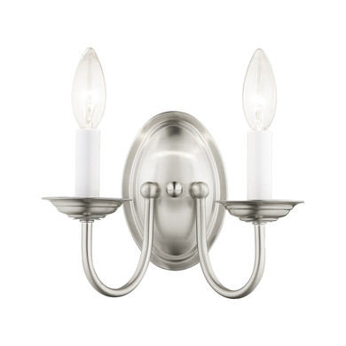 Sconces Double Candle by Livex Lighting ( 107 | 4152-91 Home Basics ) 