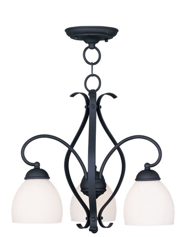 Mid. Chandeliers Glass Down by Livex Lighting ( 107 | 4773-04 Brookside ) 