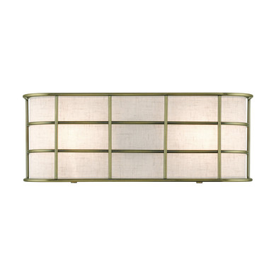 Sconces Drum Shade by Livex Lighting ( 107 | 55110-01 Blanchard ) 
