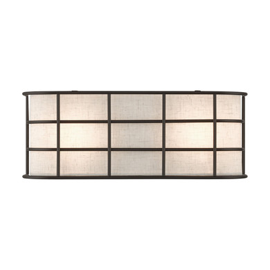 Sconces Drum Shade by Livex Lighting ( 107 | 55110-92 Blanchard ) 