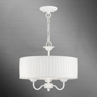 Mini Chandeliers Drum Shade by Livex Lighting ( 107 | 41773-03 Edinburgh ) 