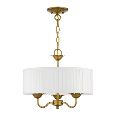 Mini Chandeliers Drum Shade by Livex Lighting ( 107 | 41773-48 Edinburgh ) 