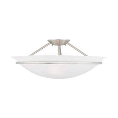 Semi-Flush Mts. Bowl Style by Livex Lighting ( 107 | 4825-91 Newburgh ) 