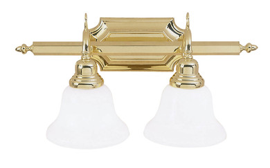 Bathroom Fixtures Two Lights by Livex Lighting ( 107 | 1282-02 French Regency ) 