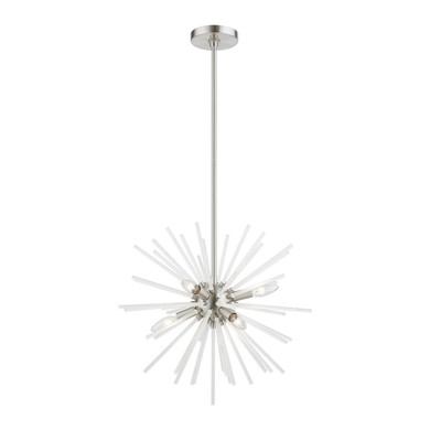 Mini Chandeliers Starburst by Livex Lighting ( 107 | 48824-91 Uptown ) 