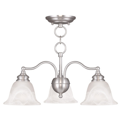 Mid. Chandeliers Glass Down by Livex Lighting ( 107 | 1343-91 Essex ) 