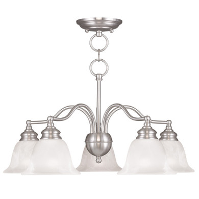 Mid. Chandeliers Glass Down by Livex Lighting ( 107 | 1346-91 Essex ) 