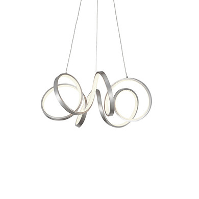 Mid. Chandeliers Glass Down by Kuzco Lighting ( 347 | CH93824-AS Synergy ) 