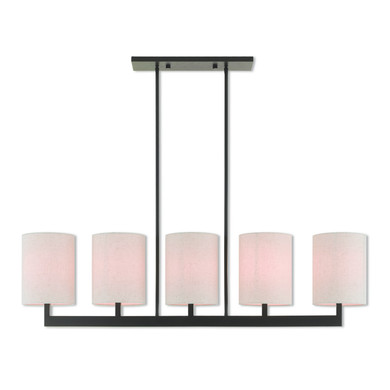 Linear/Island 4 Light + by Livex Lighting ( 107 | 42428-07 Hayworth ) 