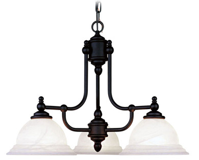 Mid. Chandeliers Glass Down by Livex Lighting ( 107 | 4253-04 North Port ) 