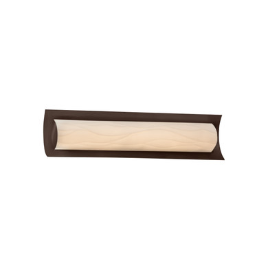 Bathroom Fixtures Cylindrical / Linear by Justice Designs ( 102 | PNA-8631-WAVE-DBRZ Porcelina ) 
