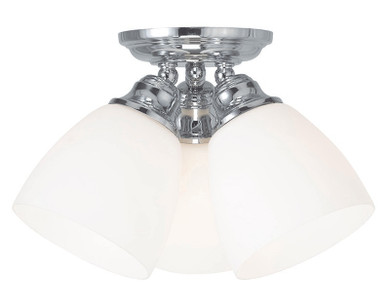 Flush Mounts Cage Style by Livex Lighting ( 107 | 13664-05 Somerville ) 