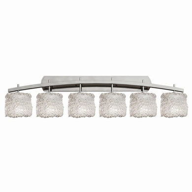 Bathroom Fixtures Five+Lights by Justice Designs ( 102 | GLA-8596-30-LACE-NCKL Veneto Luce ) 