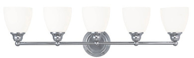 Bathroom Fixtures Five+Lights by Livex Lighting ( 107 | 13665-05 Somerville ) 
