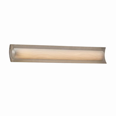 Bathroom Fixtures Cylindrical / Linear by Justice Designs ( 102 | PNA-8635-WAVE-NCKL Porcelina ) 