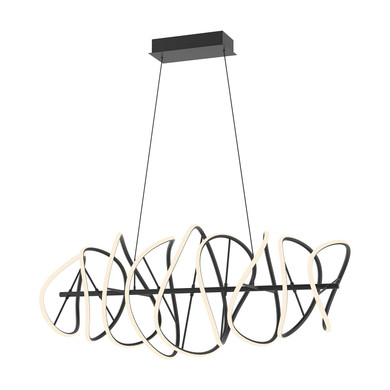 Linear/Island Ring/Halo by Kuzco Lighting ( 347 | CH96442-BK Collide ) 